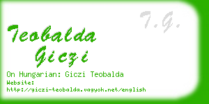 teobalda giczi business card